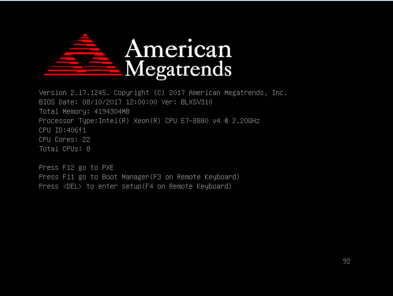 Copyright american megatrends inc bios date